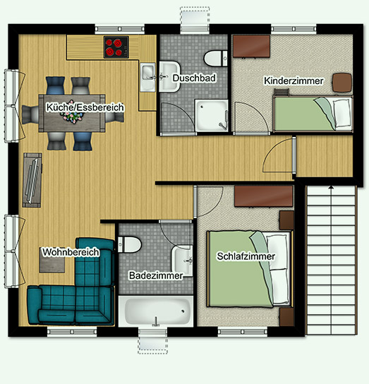 Wohnung 9 Obergeschoss